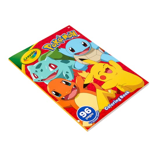 Crayola® Pokémon Coloring Book Sticker Sheet Michaels